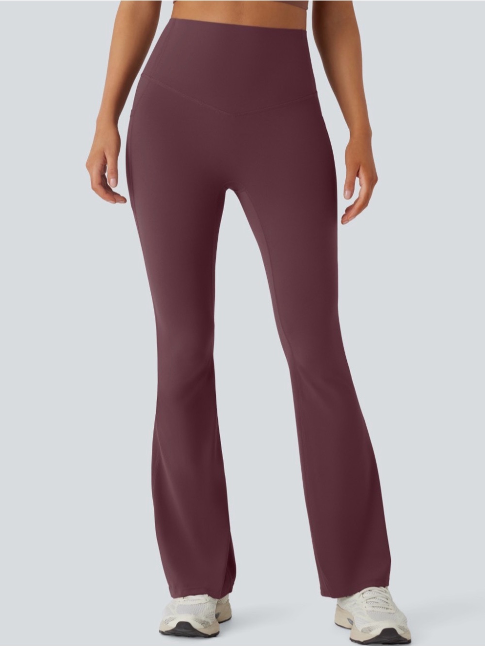 Halara UltraSculpt High Waisted Yoga Pants - Evening Red - Tall